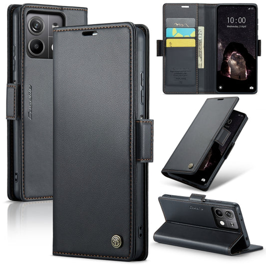 CaseMe 023 Butterfly Buckle Litchi Texture RFID Anti-theft Leather Phone Case