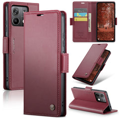 CaseMe 023 Butterfly Buckle Litchi Texture RFID Anti-theft Leather Phone Case