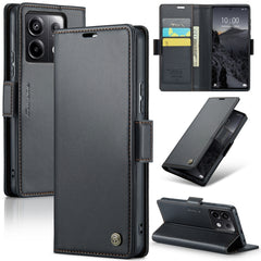 CaseMe 023 Butterfly Buckle Litchi Texture RFID Anti-theft Leather Phone Case
