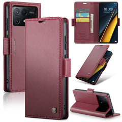 CaseMe 023 Butterfly Buckle Litchi Texture RFID Anti-theft Leather Phone Case
