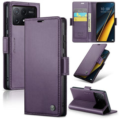 CaseMe 023 Butterfly Buckle Litchi Texture RFID Anti-theft Leather Phone Case