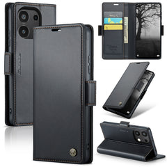 CaseMe 023 Butterfly Buckle Litchi Texture RFID Anti-theft Leather Phone Case