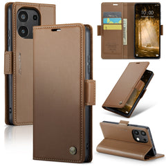 CaseMe 023 Butterfly Buckle Litchi Texture RFID Anti-theft Leather Phone Case