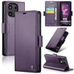 CaseMe 023 Butterfly Buckle Litchi Texture RFID Anti-theft Leather Phone Case