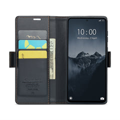 CaseMe 023 Butterfly Buckle Litchi Texture RFID Anti-theft Leather Phone Case