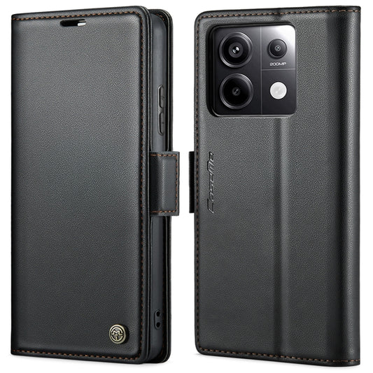CaseMe 023 Butterfly Buckle Litchi Texture RFID Anti-theft Leather Phone Case