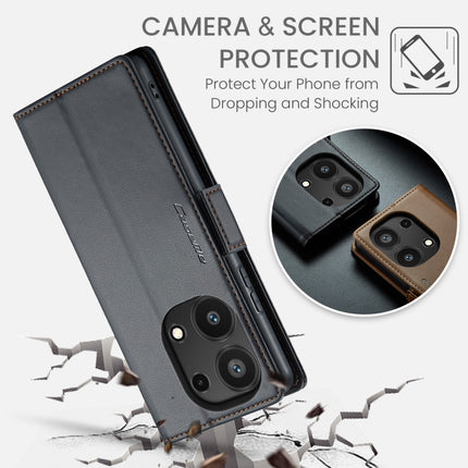 CaseMe 023 Butterfly Buckle Litchi Texture RFID Anti-theft Leather Phone Case