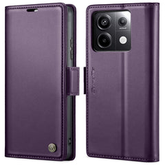 CaseMe 023 Butterfly Buckle Litchi Texture RFID Anti-theft Leather Phone Case