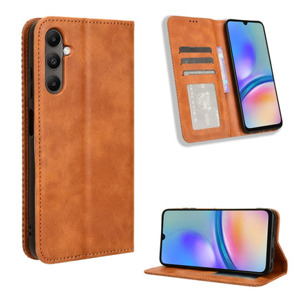 Magnetic Buckle Retro Texture Leather Phone Case, For Samsung Galaxy S24 Ultra 5G, For Samsung Galaxy S24+ 5G, For Samsung Galaxy S24 5G, For Samsung Galaxy A15, For Samsung Galaxy A05, For Samsung Galaxy A05s
