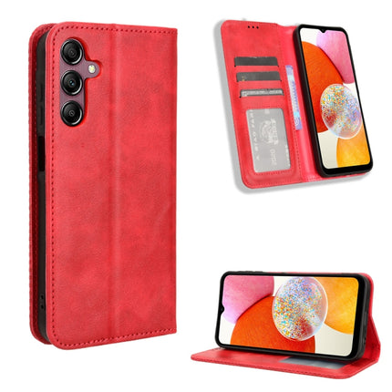Magnetic Buckle Retro Texture Leather Phone Case, For Samsung Galaxy S24 Ultra 5G, For Samsung Galaxy S24+ 5G, For Samsung Galaxy S24 5G, For Samsung Galaxy A15, For Samsung Galaxy A05, For Samsung Galaxy A05s