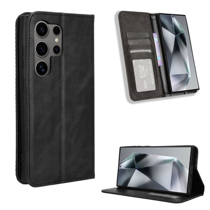 Magnetic Buckle Retro Texture Leather Phone Case, For Samsung Galaxy S24 Ultra 5G, For Samsung Galaxy S24+ 5G, For Samsung Galaxy S24 5G, For Samsung Galaxy A15, For Samsung Galaxy A05, For Samsung Galaxy A05s