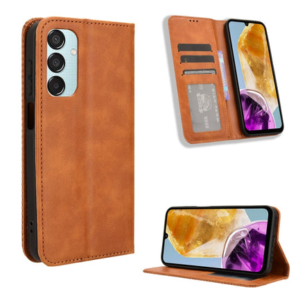 Magnetic Buckle Retro Texture Leather Phone Case, For Samsung Galaxy C55 / M55 5G, For Samsung Galaxy M14 4G / A05s 4G, For Samsung Galaxy F15 / M15 5G, For Samsung Galaxy Xcover 7, For Samsung Galaxy A55 5G, For Samsung Galaxy A35 5G