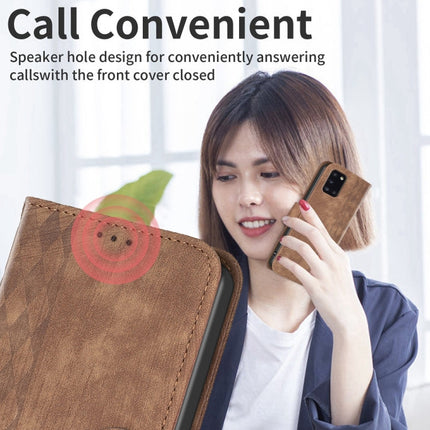 Plaid Embossed Leather Phone Case, For Samsung Galaxy A31, For Samsung Galaxy A32 4G, For Samsung Galaxy A32 5G, For Samsung Galaxy A33