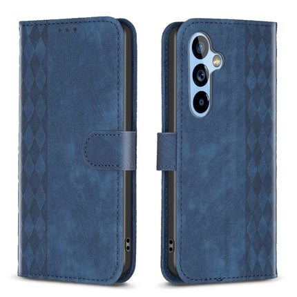 Plaid Embossed Leather Phone Case, For Samsung Galaxy A52 4G/5G, For Samsung Galaxy A53, For Samsung Galaxy A54, For Samsung Galaxy A71 4G
