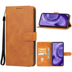 Leather Phone Case, For Motorola Edge 40 Neo, For Motorola Moto G14, For Motorola Moto G Stylus 2023 4G, For Motorola One 5G UW