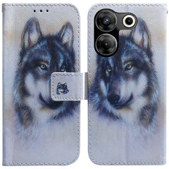 Coloured Drawing Flip Leather Phone Case