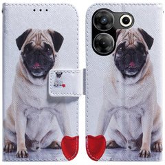 Coloured Drawing Flip Leather Phone Case