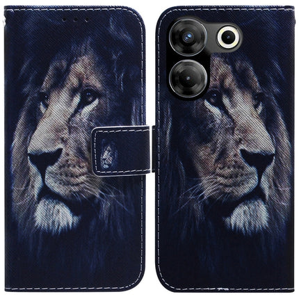 Coloured Drawing Flip Leather Phone Case, For Tecno Camon 20 Premier 5G, For Tecno Camon 20 Pro 5G
