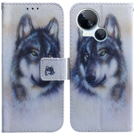 Coloured Drawing Flip Leather Phone Case, For Tecno Camon 20 Pro 4G / 20, For Tecno Spark 10 5G