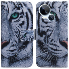 Coloured Drawing Flip Leather Phone Case