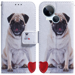 Coloured Drawing Flip Leather Phone Case