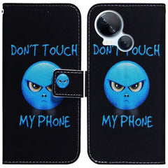 Coloured Drawing Flip Leather Phone Case
