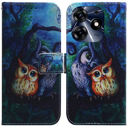 Coloured Drawing Flip Leather Phone Case, For Tecno Spark 10 / Spark 10C, For Tecno Spark 10 Pro