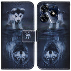For Tecno Spark 10 Pro / Wolf and Dog