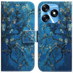 Coloured Drawing Flip Leather Phone Case, For Tecno Spark 10 / Spark 10C, For Tecno Spark 10 Pro, For Tecno Pova 5