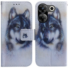 Coloured Drawing Flip Leather Phone Case
