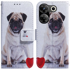 Coloured Drawing Flip Leather Phone Case
