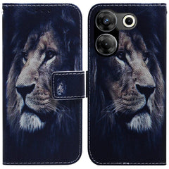 Coloured Drawing Flip Leather Phone Case