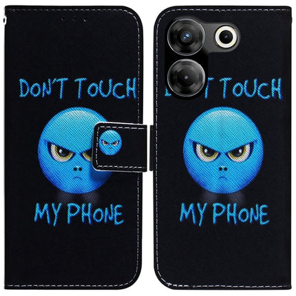 Coloured Drawing Flip Leather Phone Case, For Tecno Camon 20 Pro 4G / 20, For Tecno Spark 10 5G