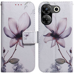 Coloured Drawing Flip Leather Phone Case