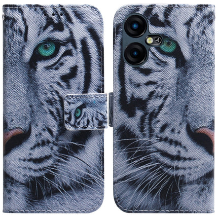 Coloured Drawing Flip Leather Phone Case, For Tecno Pova 5 Pro, For Tecno Pova Neo 3