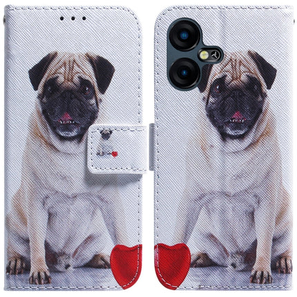 Coloured Drawing Flip Leather Phone Case, For Tecno Pova 5 Pro, For Tecno Pova Neo 3