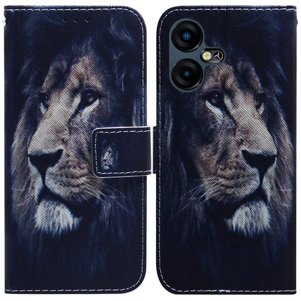 Coloured Drawing Flip Leather Phone Case, For Tecno Pova 5 Pro, For Tecno Pova Neo 3