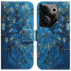 Coloured Drawing Flip Leather Phone Case, For Tecno Pova 5 Pro, For Tecno Pova Neo 3, For Tecno Camon 20 Premier 5G