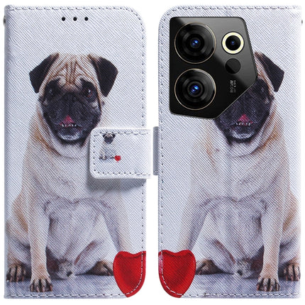 Coloured Drawing Flip Leather Phone Case, For Tecno Camon 20 Premier 5G, For Tecno Camon 20 Pro 5G