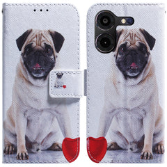 Coloured Drawing Flip Leather Phone Case, For Tecno Pova 5 Pro, For Tecno Pova Neo 3, For Tecno Camon 20 Premier 5G