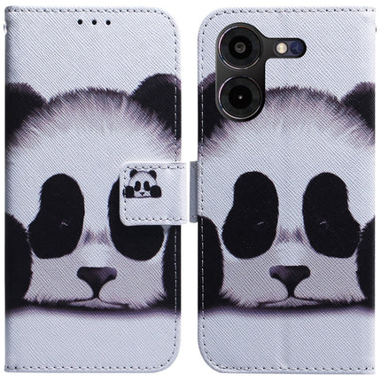 Coloured Drawing Flip Leather Phone Case, For Tecno Pova 5 Pro, For Tecno Pova Neo 3