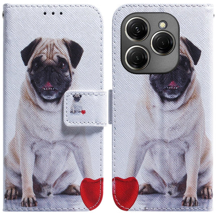 Coloured Drawing Flip Leather Phone Case, For Tecno Spark 20 Pro+ 4G, For Tecno Spark 20 Pro