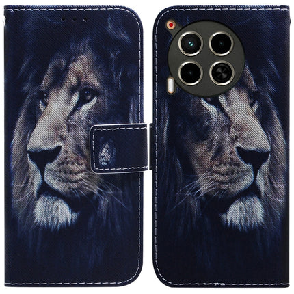 Coloured Drawing Flip Leather Phone Case, For Tecno Camon 30 Pro CL8, For Tecno Camon 30 4G / 30 5G CL6 CL7