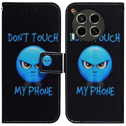 Coloured Drawing Flip Leather Phone Case, For Tecno Camon 30 Pro CL8, For Tecno Camon 30 4G / 30 5G CL6 CL7