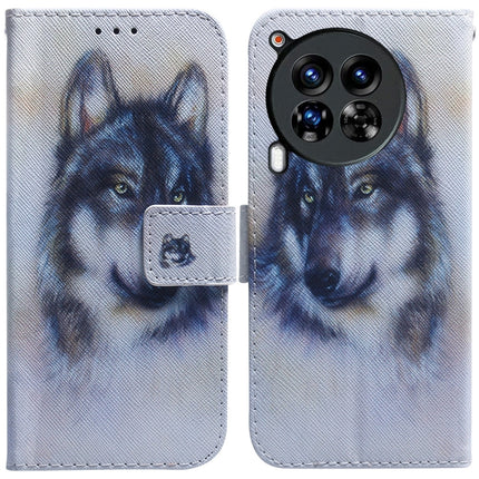 Coloured Drawing Flip Leather Phone Case, For Tecno Spark Go 1 / Pop 9 Pro, For Tecno Camon 30 Premier 5G