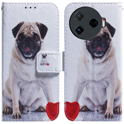 Coloured Drawing Flip Leather Phone Case, For Tecno Camon 30 Pro CL8, For Tecno Camon 30 4G / 30 5G CL6 CL7