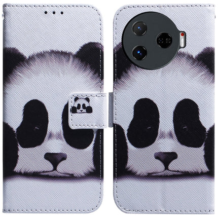 Coloured Drawing Flip Leather Phone Case, For Tecno Camon 30 Pro CL8, For Tecno Camon 30 4G / 30 5G CL6 CL7