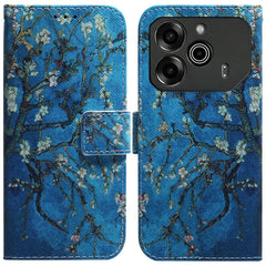 Coloured Drawing Flip Leather Phone Case, For Tecno Pova 6 Neo, For Tecno Pova 6 Pro / Pova 6, For Tecno Camon 30 Pro CL8