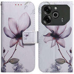 Coloured Drawing Flip Leather Phone Case, For Tecno Pova 6 Neo, For Tecno Pova 6 Pro / Pova 6, For Tecno Camon 30 Pro CL8