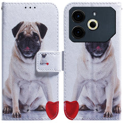 Coloured Drawing Flip Leather Phone Case, For Tecno Pova 6 Neo, For Tecno Pova 6 Pro / Pova 6, For Tecno Camon 30 Pro CL8